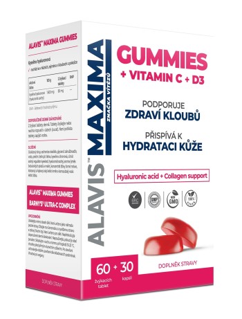 Alavis MAXIMA gummies 60 tablet 30 kapslí