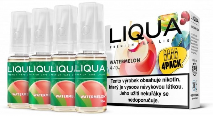 Liquid LIQUA CZ Elements 4Pack Watermellon 4x10ml-3mg (Vodný melón)