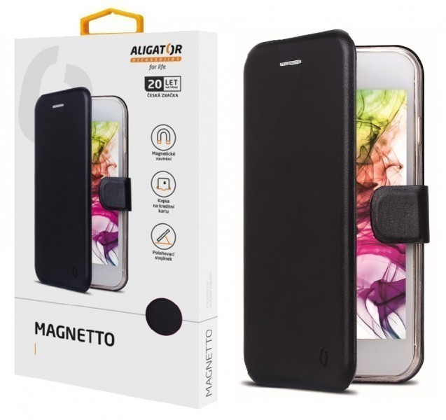 Pouzdro ALIGATOR Magnetto Vivo Y72 (5G), Black