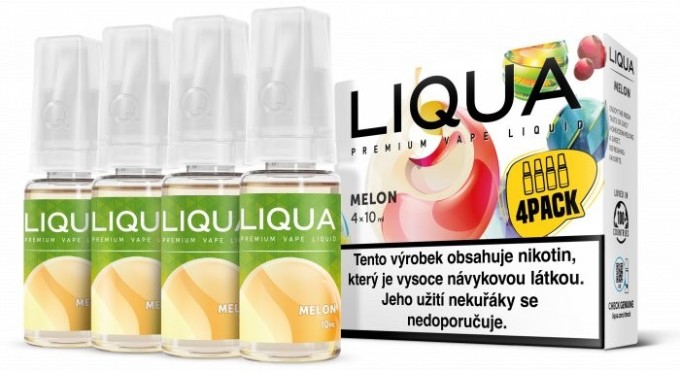 Liquid LIQUA CZ Elements 4Pack Melon 4x10ml-3mg (Žltý melón)