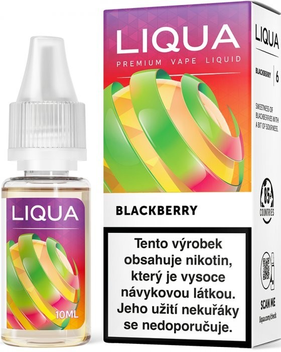 Liquid LIQUA CZ Elements Blackberry 10ml-3mg (černica)