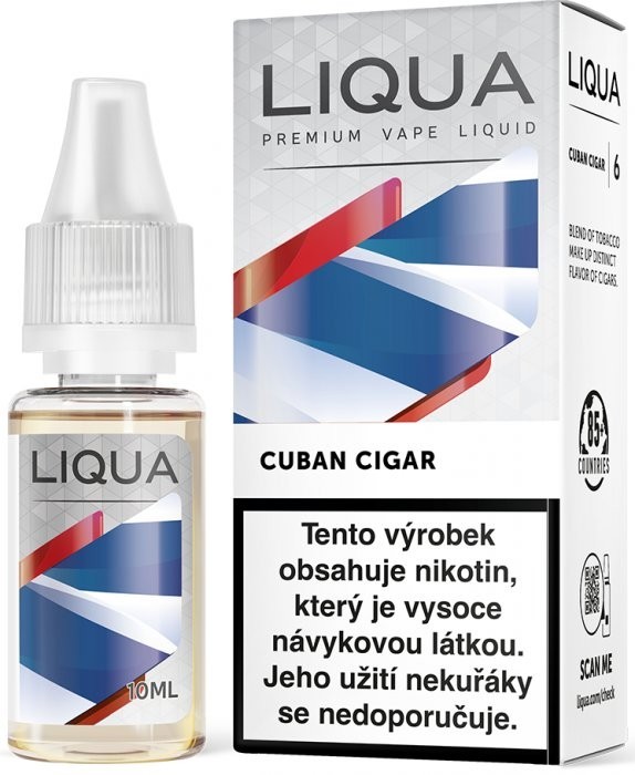Liquid LIQUA CZ Elements Cuban Tobacco 10ml-0mg (Kubánska cigara)