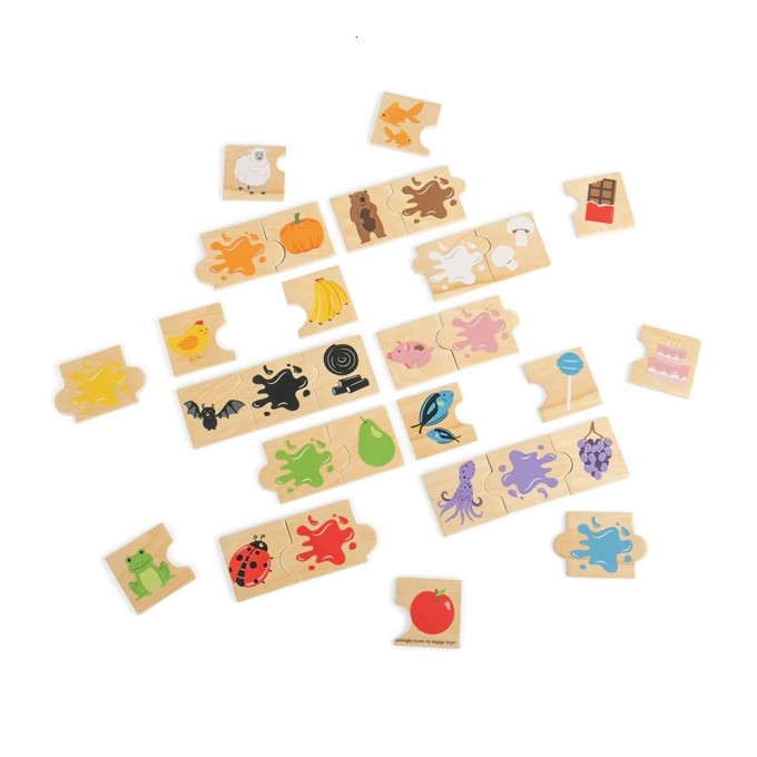 Bigjigs Toys Puzzle Didaktické puzzle Barvy