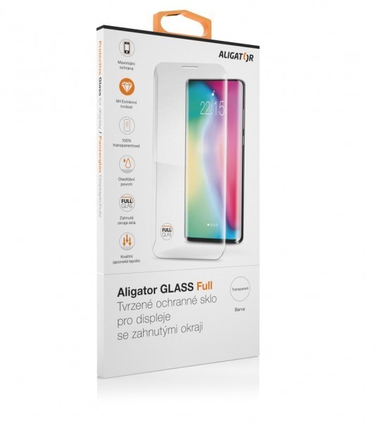 Ochranné tvrzené sklo ALIGATOR GLASS FULL, Xiaomi 12 Pro, černá