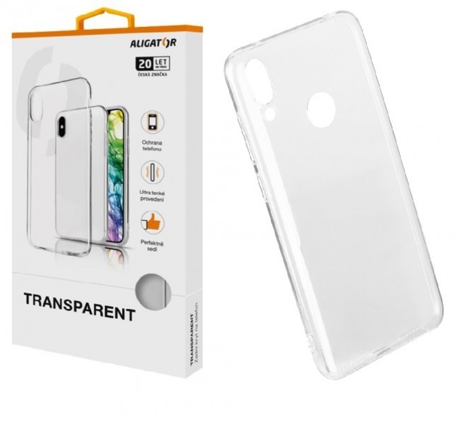 Pouzdro TRANSPARENT ALIGATOR Huawei Y7 2019