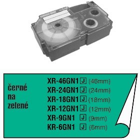 CASIO XR 12 GN1 BARVÍCÍ PÁSKA