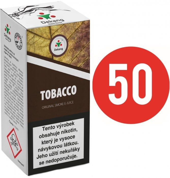 Liquid Dekang Fifty Tobacco 10ml - 11mg (Tabak)