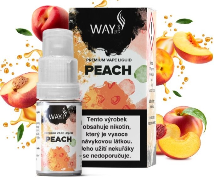 Liquid WAY to Vape Peach 10ml-12mg