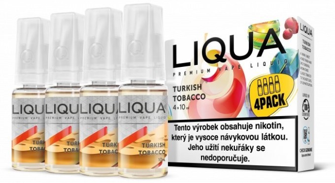 Liquid LIQUA CZ Elements 4Pack Turkish tobacco 4x10ml-3mg (Turecký tabak)