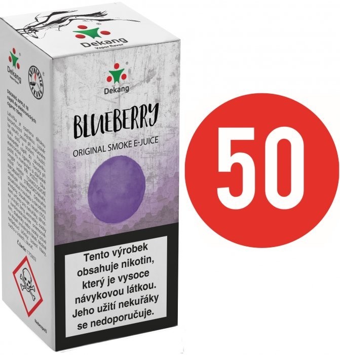 Liquid Dekang Fifty Blueberry 10ml - 6mg (Čučoriedka)