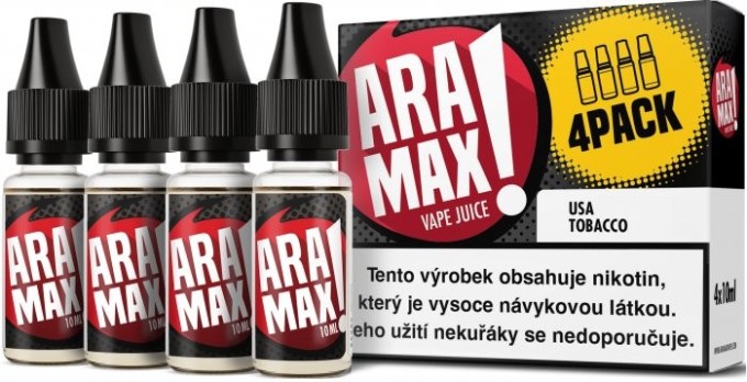 Liquid ARAMAX 4Pack USA Tobacco 4x10ml-18mg