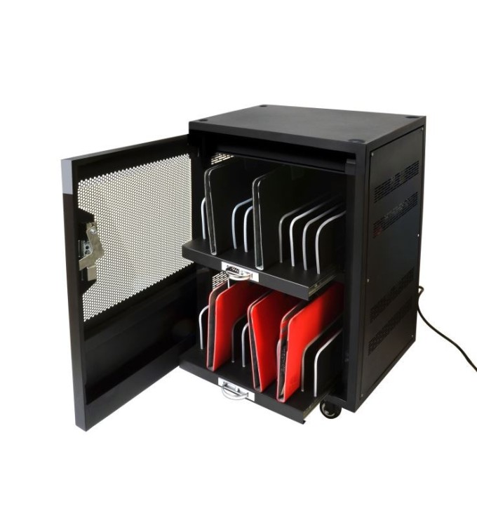 PORT CONNECT CHARGING CABINET 20 UNITS, černý