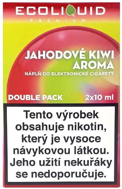 Liquid Ecoliquid Premium 2Pack Strawberry Kiwi 2x10ml - 18mg