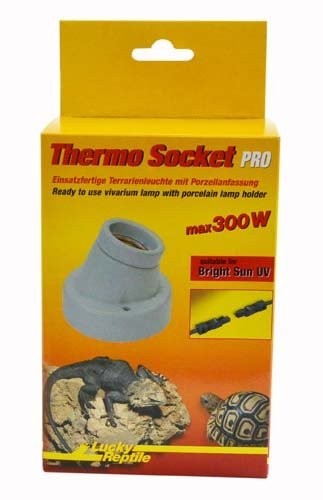 Lucky Reptile Thermo Socket PRO Zahnutý držiak s konektorom