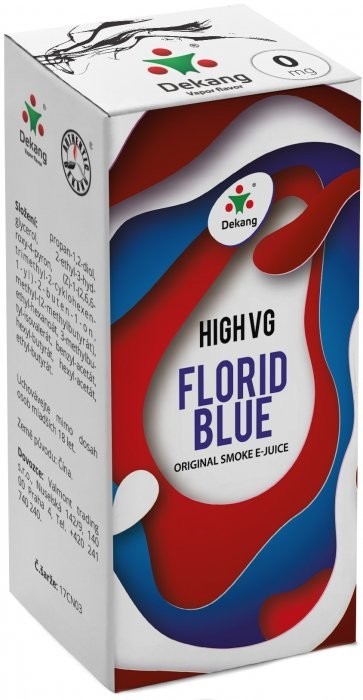 Liquid Dekang High VG Florid Blue 10ml - 0mg (Ľadové čučoriedky)