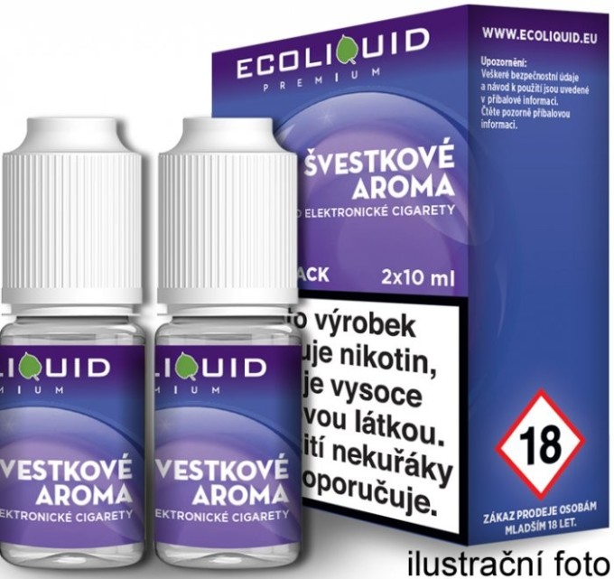 Liquid Ecoliquid Premium 2Pack Plum 2x10ml - 6mg (Slivka)