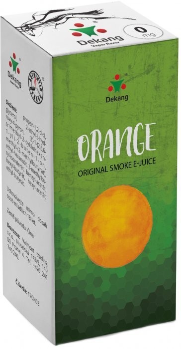 Liquid Dekang Orange 10ml - 0mg (Pomaranč)