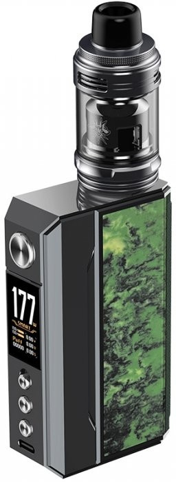 VOOPOO DRAG 4 177W Grip 5,5ml Full Kit Gun Metal Forest Green