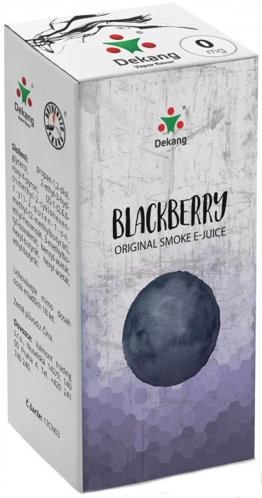 Liquid Dekang Blackberry 10ml - 0mg (Černica)