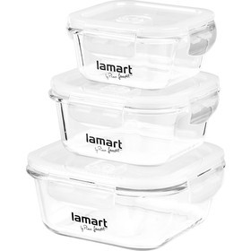 LAMART LT6012 SET 3 DÓZ ČTVERCOVÝCH AIR