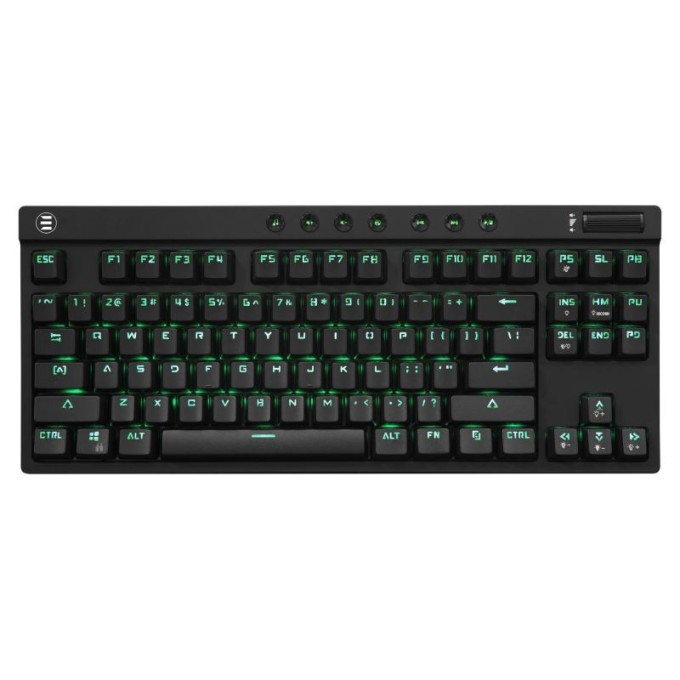 White Shark herní mechanická klávesnice ESL-ESL-K1 KODACHI ,US layout,červený switch, černá