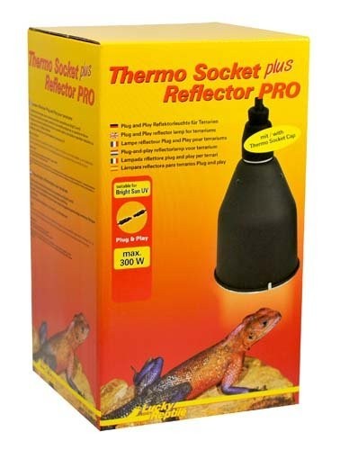 Lucky Reptile Thermo Socket plus Reflector "Plug and Play" Veľký s konektorom, V.25 x ø14 cm