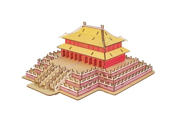 Woodcraft Dřevěné 3D puzzle The Hall of Supreme Harmony