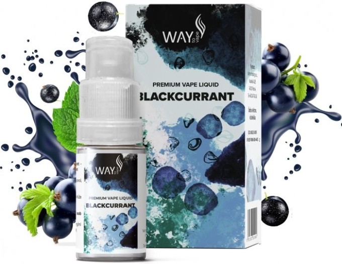 Liquid WAY to Vape Blackcurrant 10ml-0mg