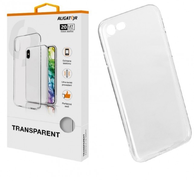 Pouzdro TRANSPARENT ALIGATOR Apple iPhone 7/8/SE (2020)