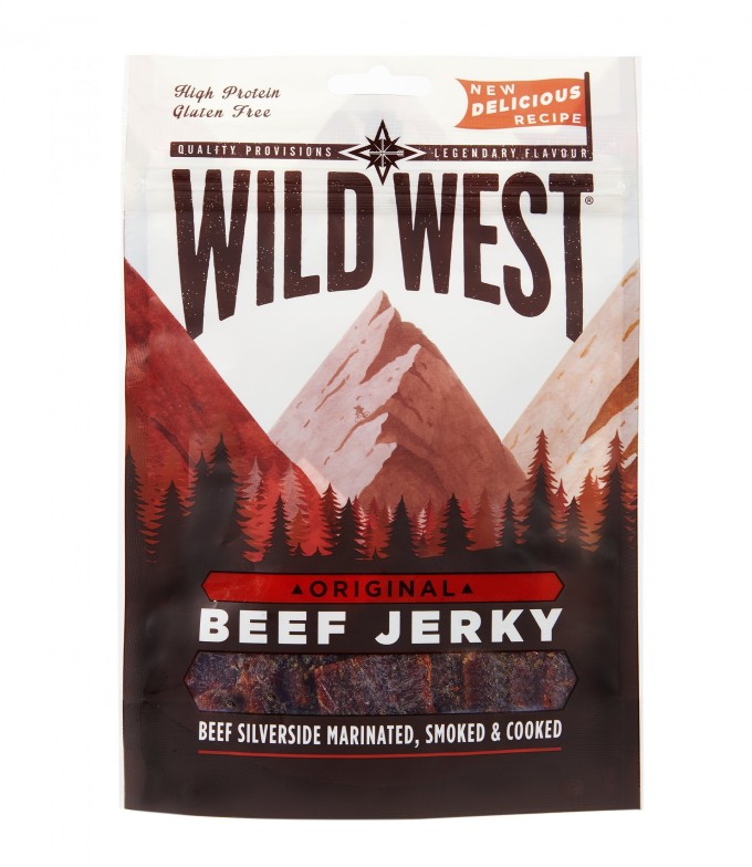 Wild West Beef Jerky Original 400g - display