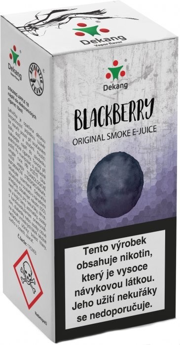 Liquid Dekang Blackberry 10ml - 16mg (Černica)