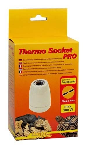 Lucky Reptile Thermo Socket PRO Rovný držiak so závitom s konektorom