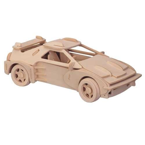 Woodcraft Dřevěné 3D puzzle malé Ferrari