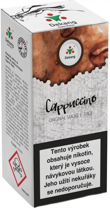 Liquid Dekang Cappuccino 10ml-11mg (Kapučíno)