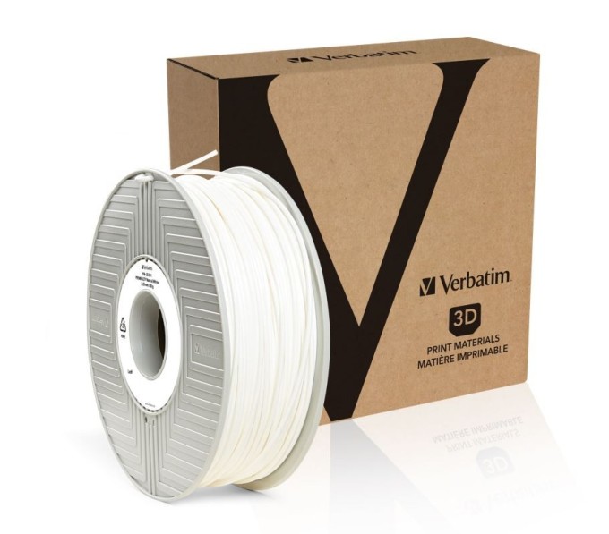 Verbatim Tefabloc TPE struna 2,85 mm pro 3D tiskárnu, 0,5kg, Bílá