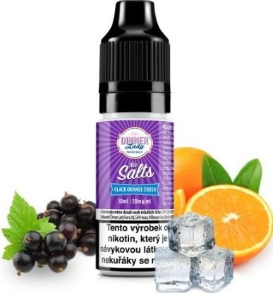 Liquid Dinner Lady Nic SALT Black Orange Crush 10ml - 20mg