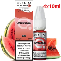 Liquid ELFLIQ Nic SALT Watermelon 4x10ml - 20mg