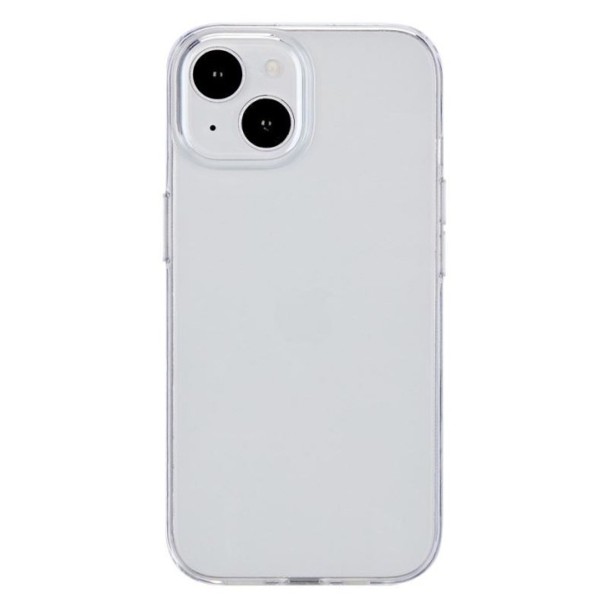 eSTUFF INFINITE Vienna soft case, pro iPhone 15, 100 % recyklovaný TPU, čirý