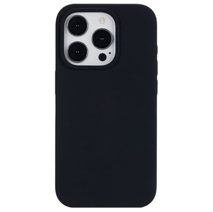 eSTUFF INFINITE Riga silicone case, pro iPhone 15 Pro, 100 % recyklovaný TPU, černý