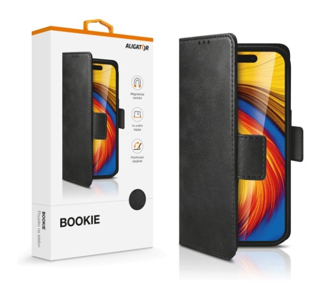 Pouzdro ALIGATOR Bookie Xiaomi 14, Black