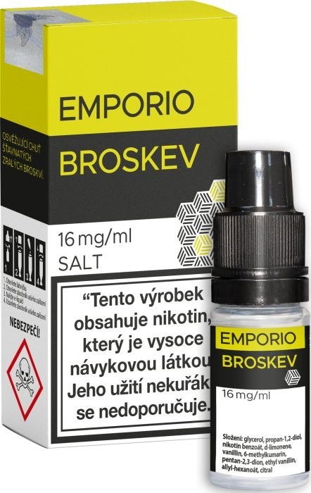 Liquid EMPORIO SALT Broskev 10ml - 16mg