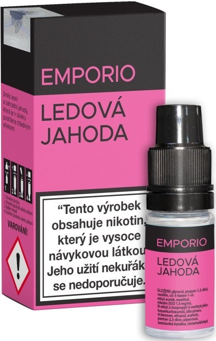 Liquid EMPORIO Ledová Jahoda 10ml - 18mg