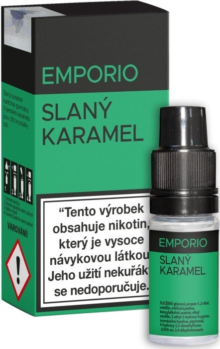 Liquid EMPORIO Slaný Karamel 10ml - 12mg