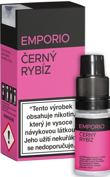 Liquid EMPORIO Černý Rybíz 10ml - 3mg