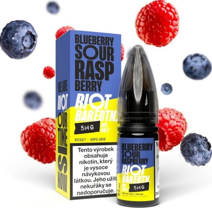 Liquid Riot BAR EDTN Salt Blueberry Sour Raspberry (Borůvka s malinou) 10ml-20mg