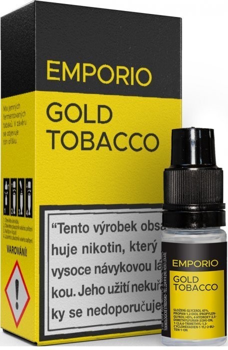 Liquid EMPORIO Gold Tobacco 10ml - 6mg