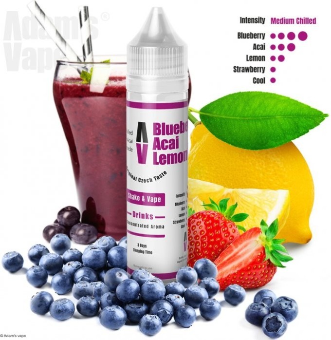 Příchuť Adam´s Vape Shake and Vape 10ml Blueberry Acai Lemonade