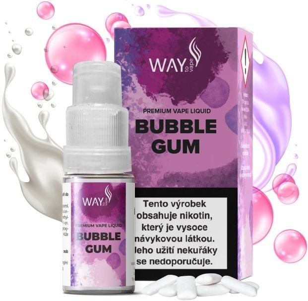 Liquid WAY to Vape Bubble Gum 10ml-6mg