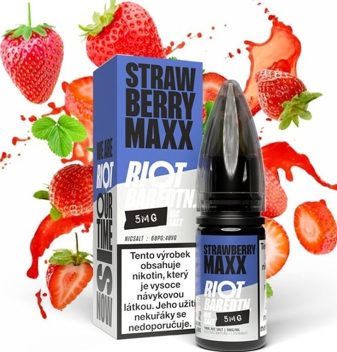 Liquid Riot BAR EDTN Salt Strawberry Maxx (Jahodový energiťák) 10ml-20mg