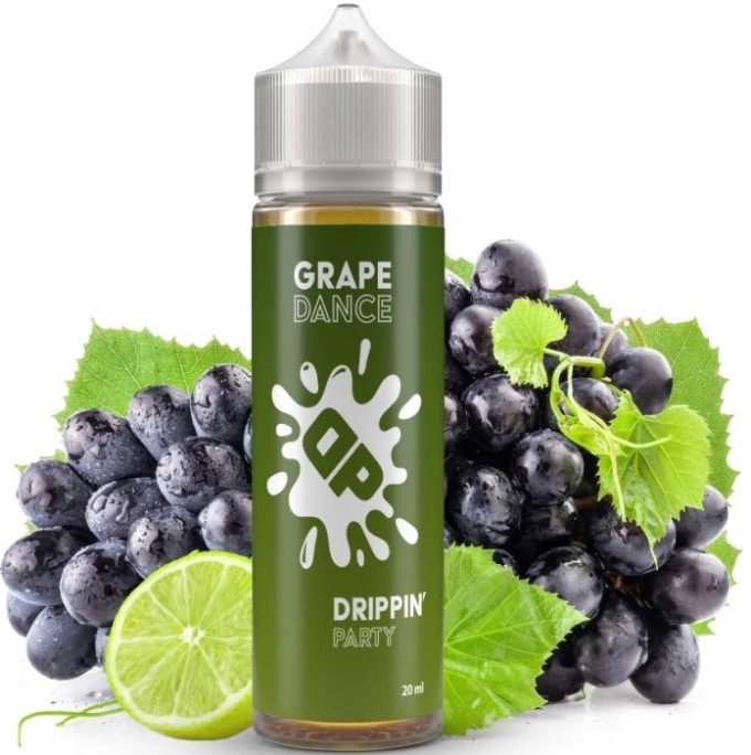 Příchuť Drippin Party S&V 10ml Grape Dance (Hroznové víno a limetka)